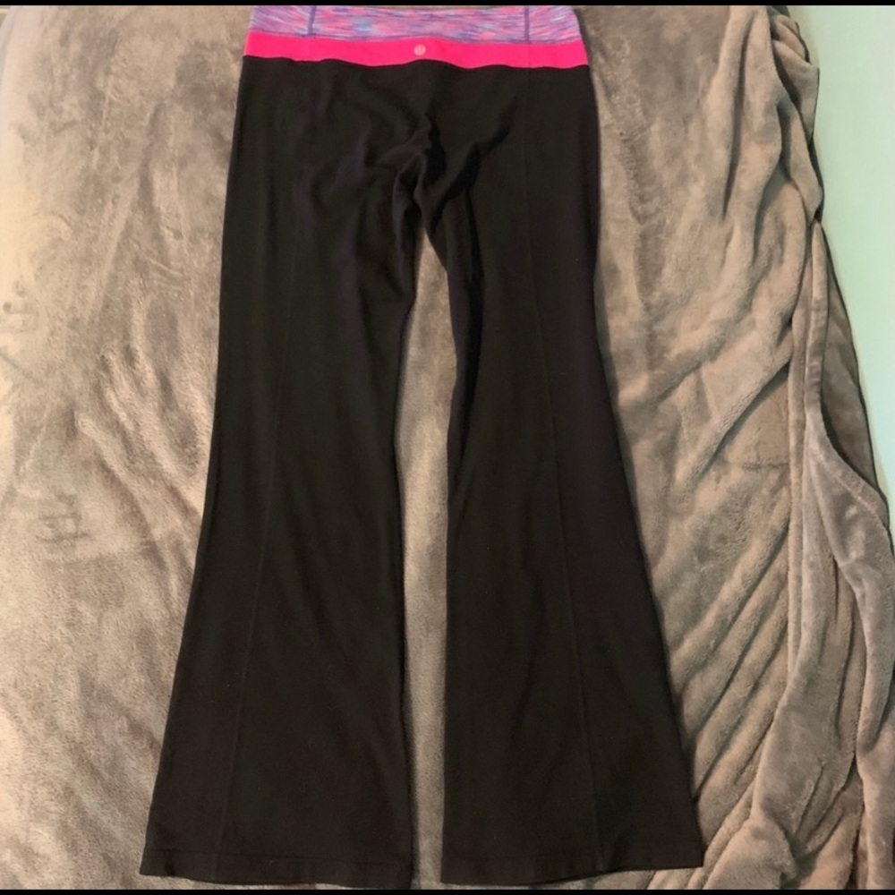Lululemon Groove Pants Black Size 10 Reversible